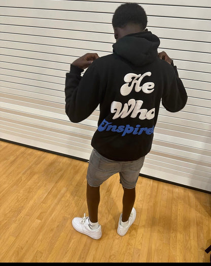 Black “He Who Inspires” Full-zip